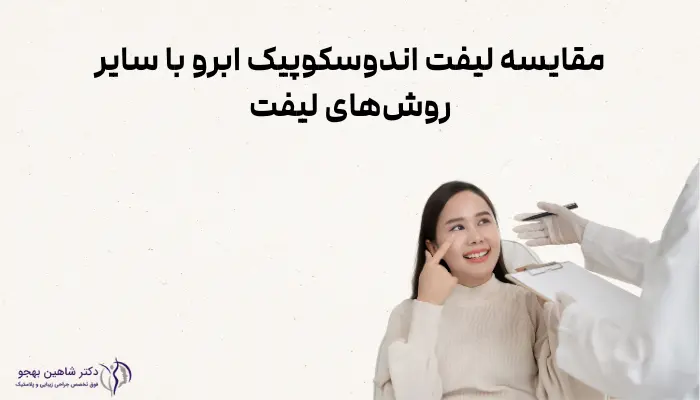 مقایسه لیفت اندوسکوپیک ابرو با سایر روشهای لیفت