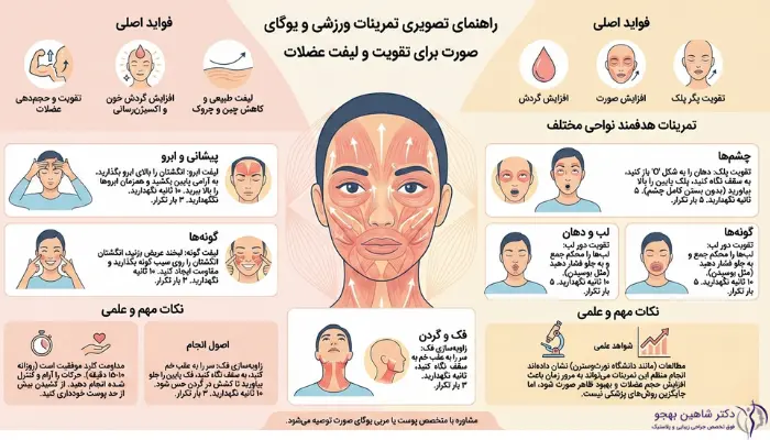 تمرینات ورزشی برای تقویت عضلات صورت