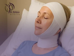 طرز خوابیدن بعد از لیفت صورت